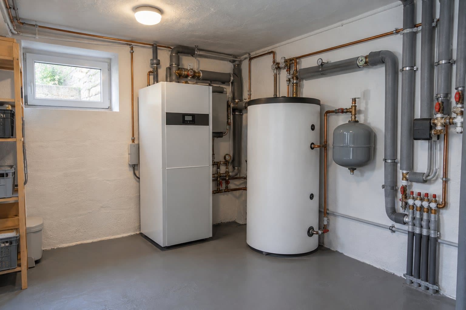 Chaufferie installée par MBA Sanit