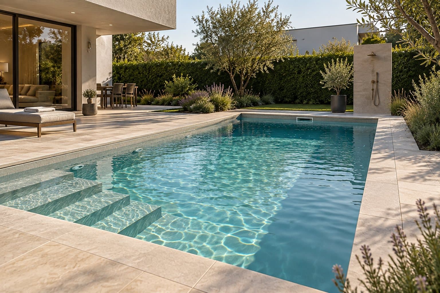 Piscine équipée par MBA Sanit, seconde vue